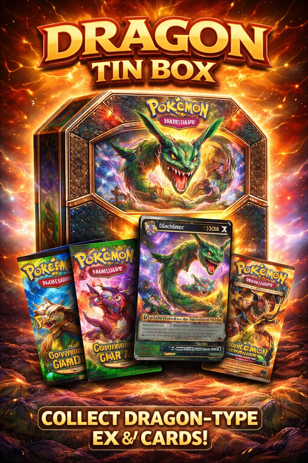 Dragon Tin Box
